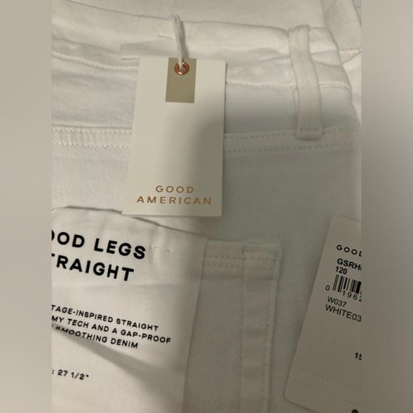 Good American Good Legs Straight-Leg Jeans NWT 15 - Picture 9 of 11